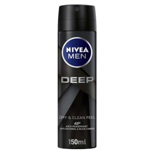 Nivea Men Black Carbon Deodorant Spray 150ml