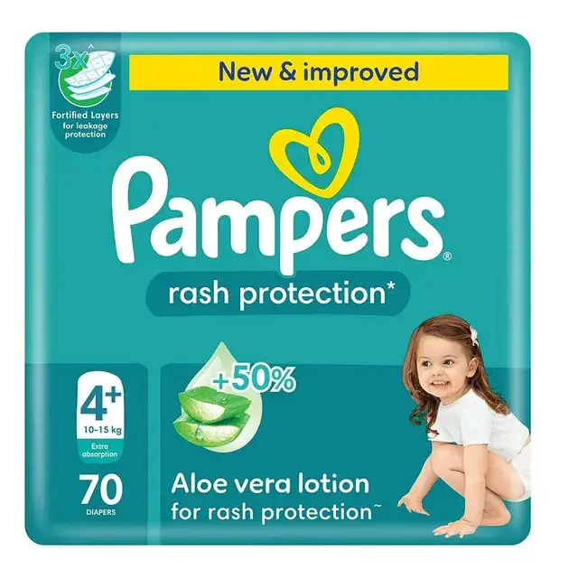 Pampers Baby Diapers Size 4 10-15kg 70pcs
