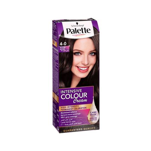 Palette ICC Cream Hair Color 4-0 Medium Brown