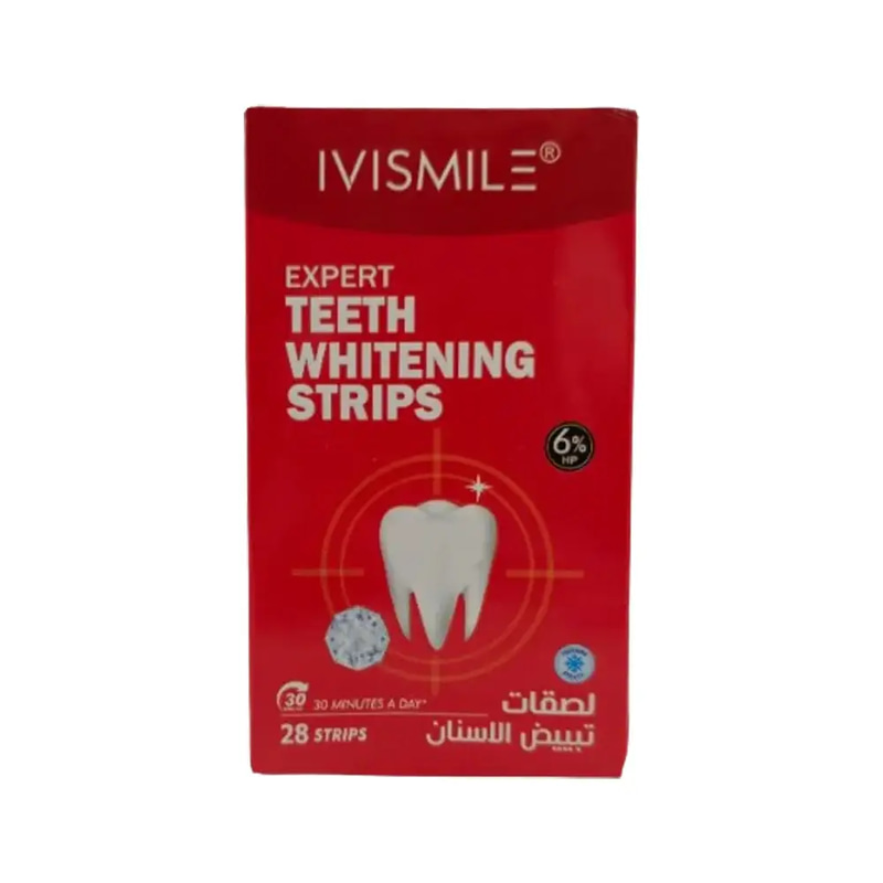 IVISMILE Teeth Whitening Strips 6% – 28 Strips