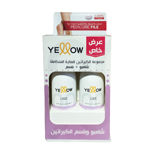 Keratin Complete Care Shampoo + Conditioner Set from Yellow 500 ml