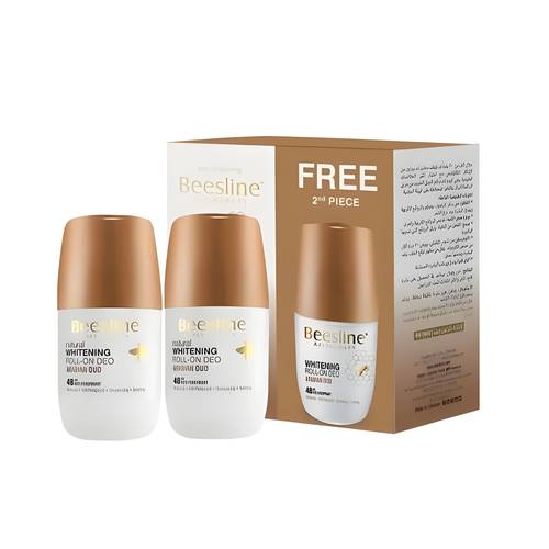 Beesline Arabian Oud Deodorant Roll-On 1+1