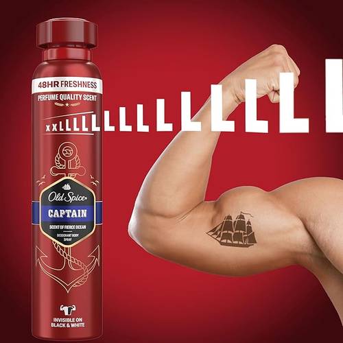 Old Spice Captain Deodorant Spray 250ml