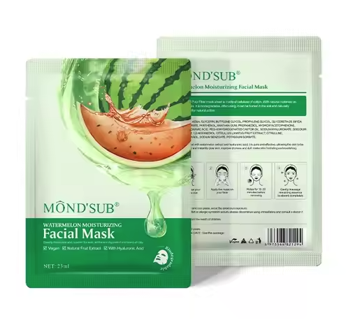 MOND'SUB Botanical Facial Care Powerful Penetration Watermelon Moisturizing Facial Mask