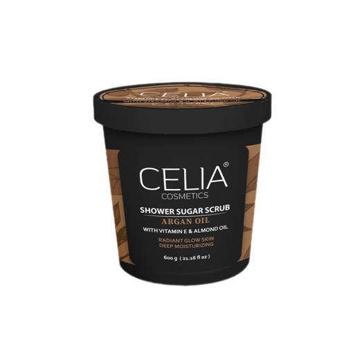 Celia Foaming Sugar Scrub for Bath with Argan Oil Extract 600g
