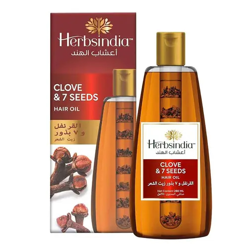 Indian Herbs Nourishing Hair Oil Clove & 7 Seeds 280ml