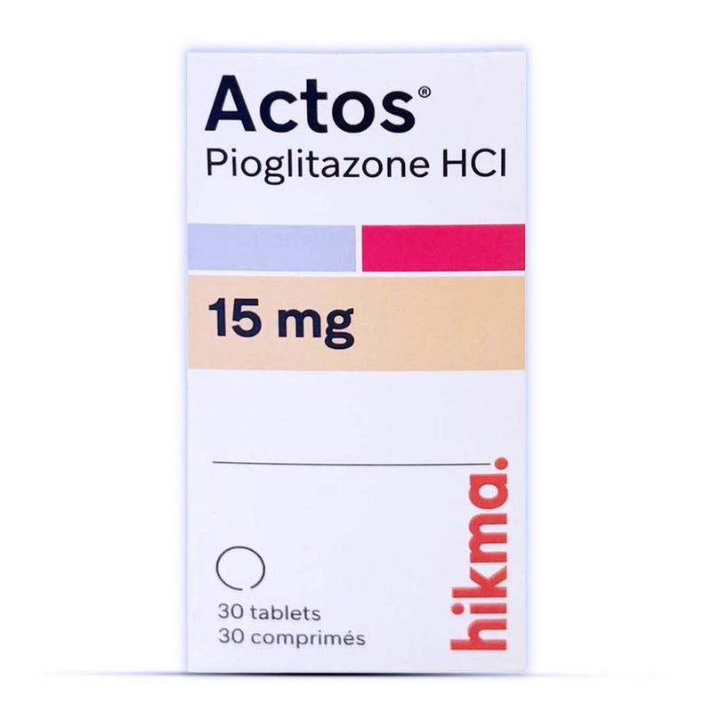 Actos 15 mg Tablets 30 Tabs