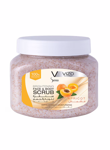 Vizo Sensia Face & Body Scrub - Apricot 500ml