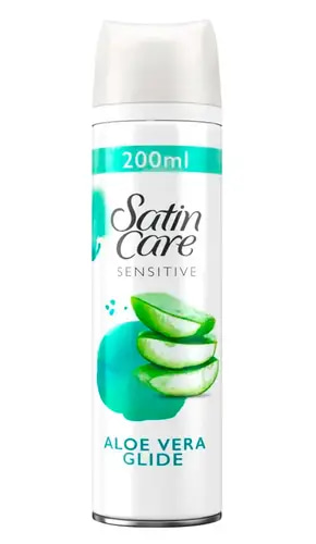 Satin Care Shaving Spray for Sensitive Skin with Aloe Vera 200ml