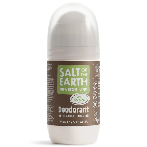 Salt of the Earth Oud & Bergamot Roll-On Deodorant 75ml