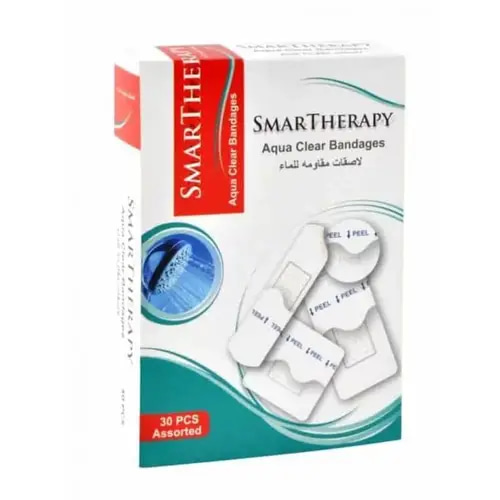 Smart Therapy 30 Pieces Waterproof Wound Dressing