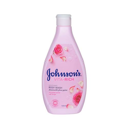 Johnson's Vita Rich Rose Water Body Wash - 400ml