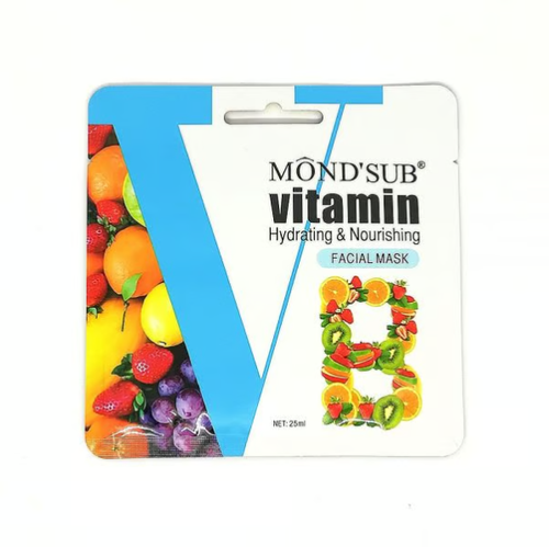 Black Vitamin B3 Nourishing Moisturizing Face Mask