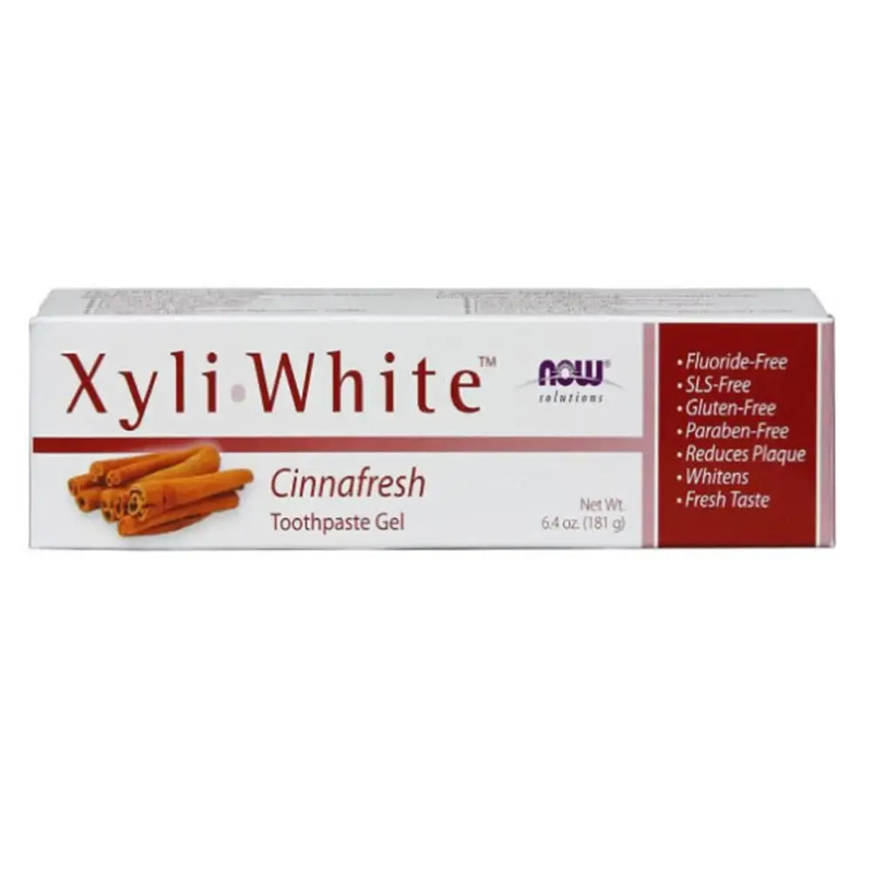 NOW Xyli White Refreshmint Cinnamon Toothpaste 181g