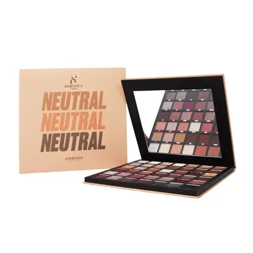 Harmony Makeup Eyeshadow Palette 42 Colors Neutral