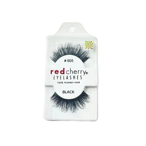 Red Cherry False Eyelashes Black #605