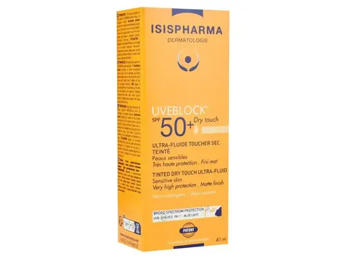 Crema solar Isispharma uveblock FPS 50 dry touch light - 40 ml