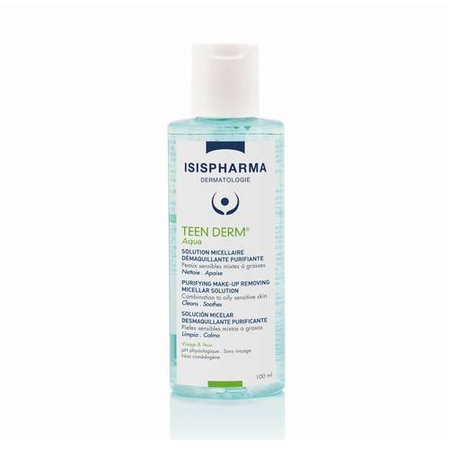 Isispharma Teen derm Aqua 100ml mixed skin cleansing micellar water