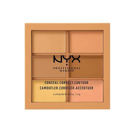 NYX Professional Makeup Concealer & Contour Palette 02 - 6 Colors