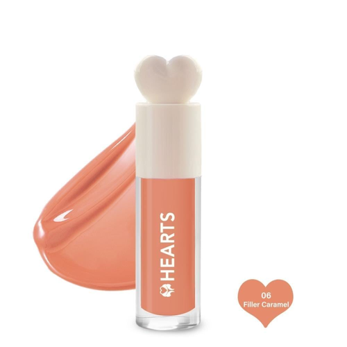 Hearts Lip Filler Plumping Gloss 06 Caramel Filler