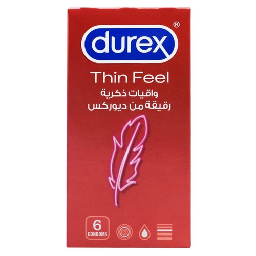 Durex Feel Thin Condoms 6 Pack