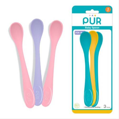 PUR Long Handle Spoon 3 pcs