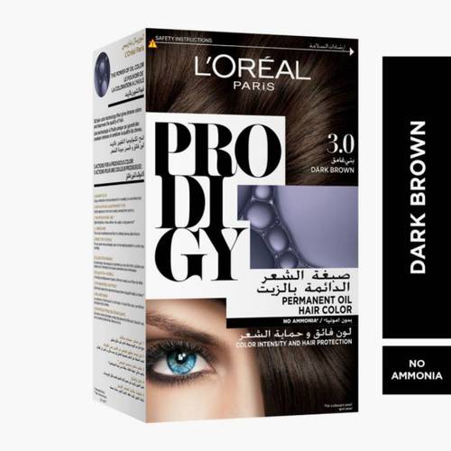 L'Oreal Paris Prodigy Hair Dye - Dark Brown 3.0