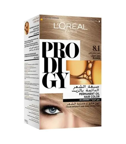 L'Oreal Paris Prodigy Hair Dye - Light Ash Blonde 8.1