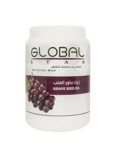 جلوبال ستار ماسك وحمام زيت بذور عنب - 1.5 L