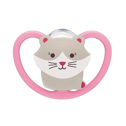 NUK Silicone Pacifier 0–6 Months Pink