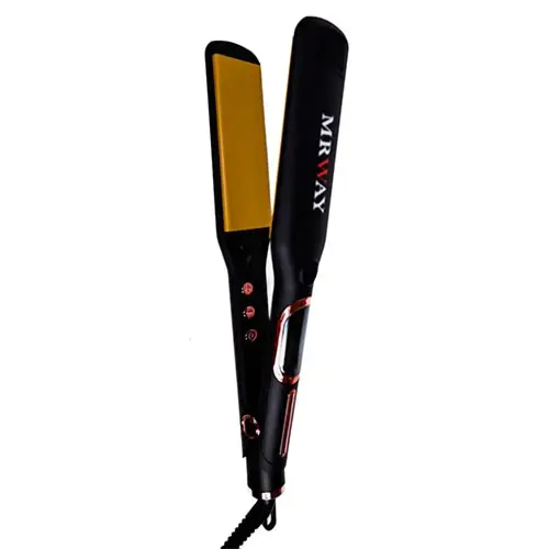 MRWAY Digital Ceramic Hair Straightener Wide Plate