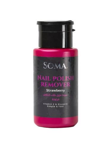Soma Nail Polish Remover 200ml Strawberry