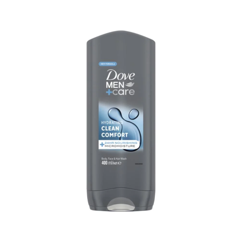Dove Men+Care Clean Comfort Body & Face Wash 400ml