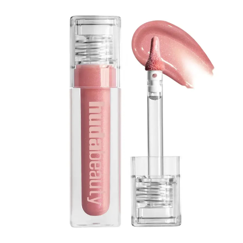 Huda Beauty Faux Filler Icy Nude Lip Gloss She Flirty