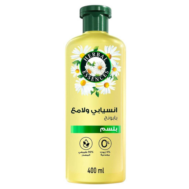 بلسم هربل إسنسز، شعر لامع بعطر البابونج، 400 مل