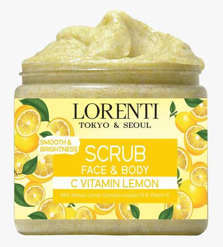 لورينتي – مقشر الوجه والجسم بالليمون وفيتامين C