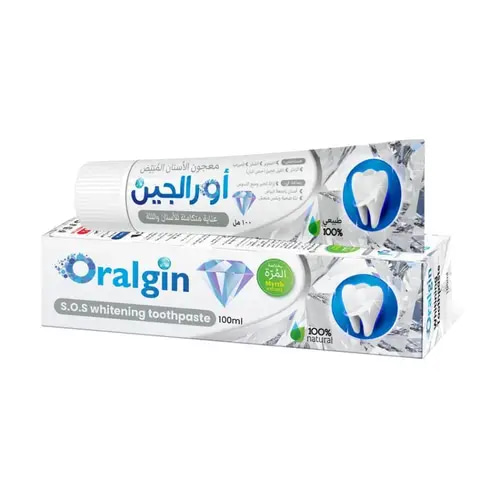 اورالجين معجون اسنان  المبيض 100مل