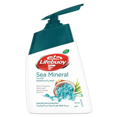 Lifebuoy Antibacterial Hand Wash with Sea Minerals, 200ml