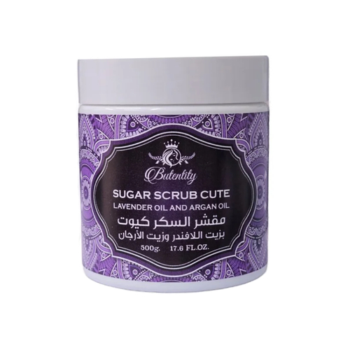 Cute Sugar Scrub with Lavender and Argan Extract 500g