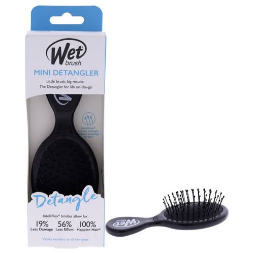 Wet Brush Mini Detangler Hair Brush Black