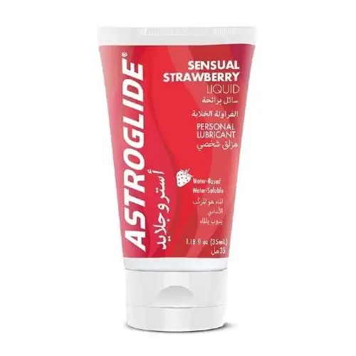 Astroglide Intimate Lubricant, Strawberry Scent - 35 ml