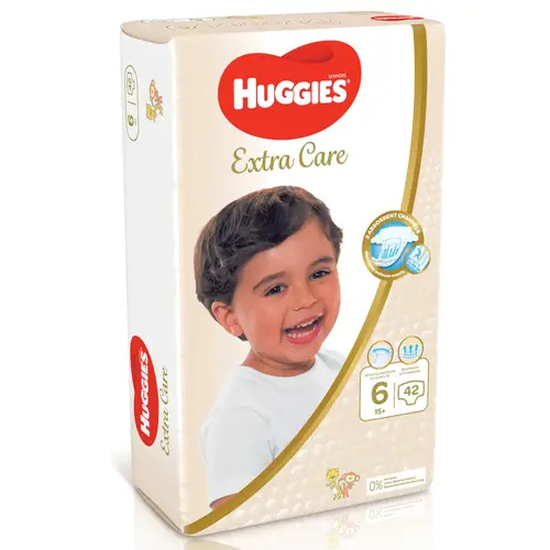 Huggies Premium Care Diapers, Size 6, 15+ kg, Jumbo Pack, 42 ​​Count