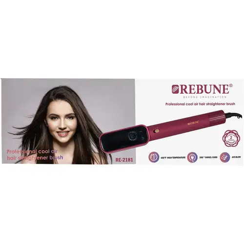 REBUNE Hair Straightener & Styler with Hair Oil RE-2181