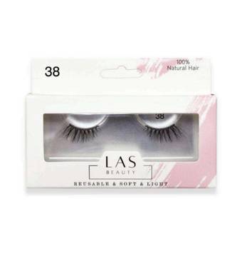 Las Beauty Natural Soft False Lashes No.38