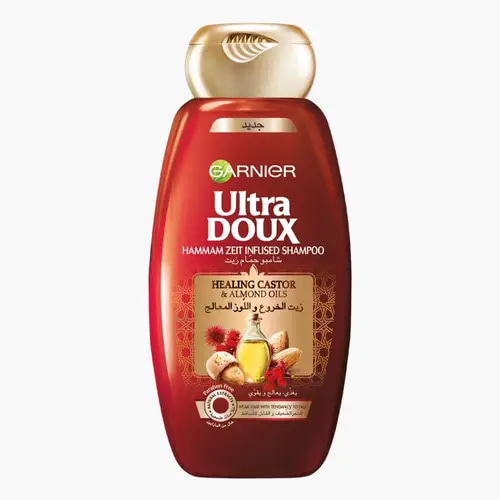 Garnier Ultra Doux Castor Oil & Almond Shampoo - 400ml