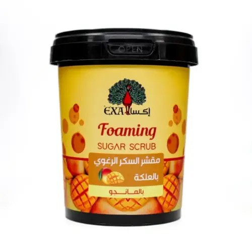 إكسا مقشر السكر الرغوي بالمانجو لترطيب و تنعيم البشرة 500جرام