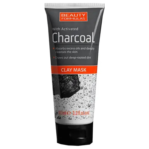 Beauty Formulas Charcoal Clay Mask 100ml