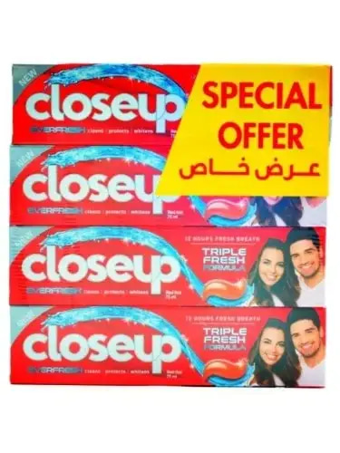  كلوس اب معجون اسناناحمر عرض خاص 4*75 م