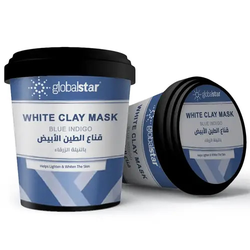 Global Star White Clay Mask with Blue Nila 600g