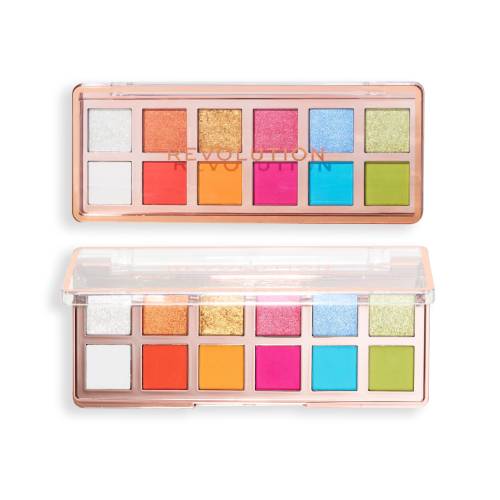 Revolution Icon Vibrant Brights Eyeshadow Palette 12 Colors
